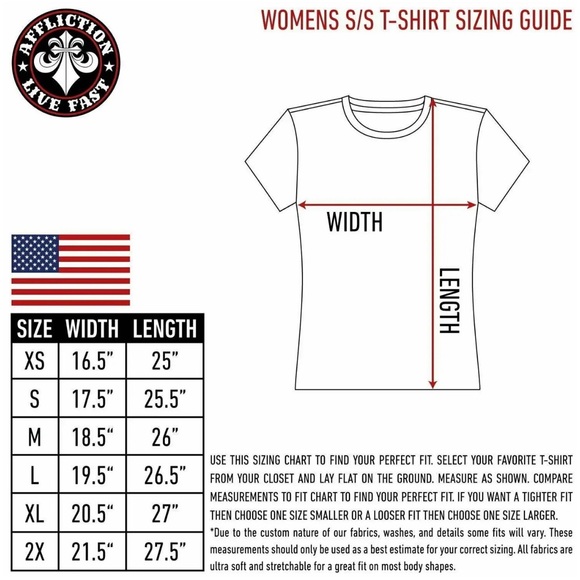 Archaic by Affliction Women's T-shirt Hot Smoke Biker Tattoo - Picture 4 of 7